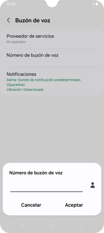 Introduce 22177 y pulsa Aceptar.