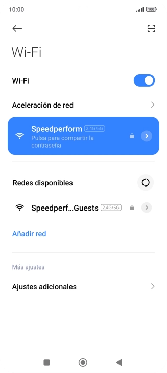 Pulsa la tecla de inicio para terminar y regresar a la pantalla de inicio.