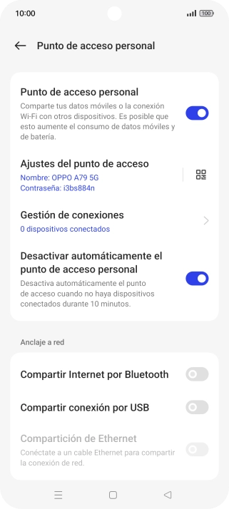 Pulsa la tecla de inicio para terminar y regresar a la pantalla de inicio.
