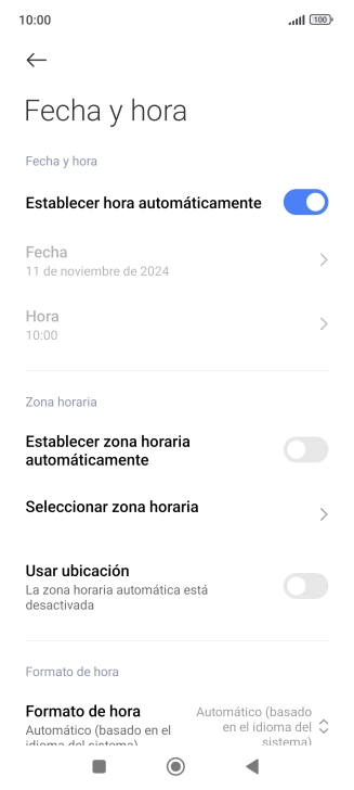 Pulsa el indicador junto a 