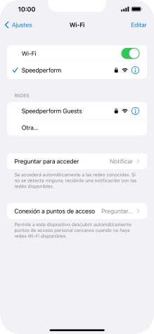 Desliza el dedo hacia arriba desde la parte inferior de la pantalla para terminar y volver a la pantalla de inicio.