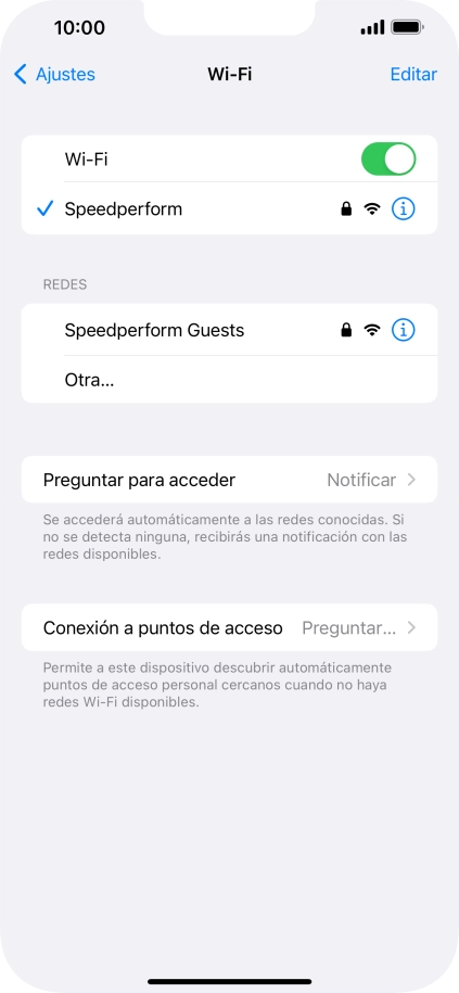 Desliza el dedo hacia arriba desde la parte inferior de la pantalla para terminar y volver a la pantalla de inicio.