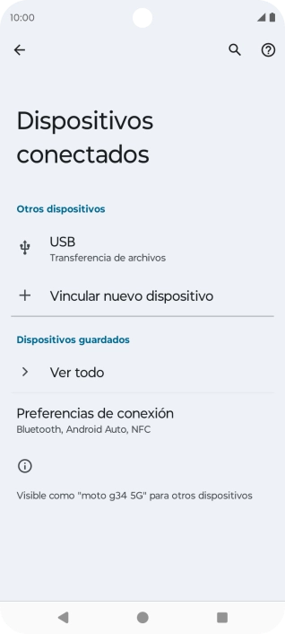 Pulsa Vincular nuevo dispositivo.