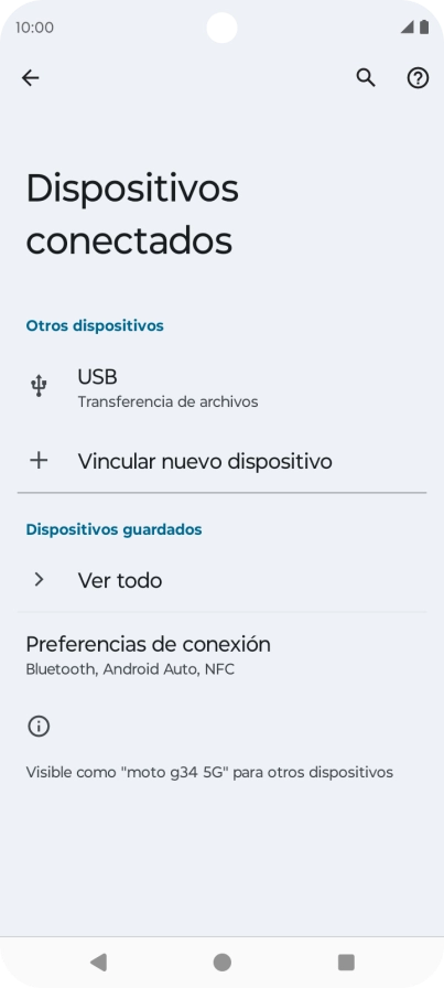 Pulsa Vincular nuevo dispositivo.