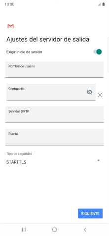 Pulsa el indicador junto a 