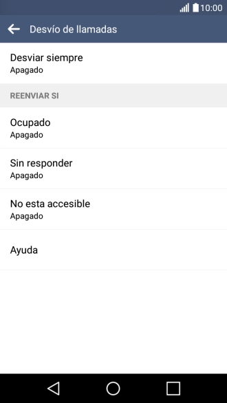 Pulsa la tecla de inicio para terminar y regresar a la pantalla de inicio.