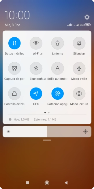 Pulsa el icono de modo de sonido las veces que sean necesarias para activar o desactivar la función.