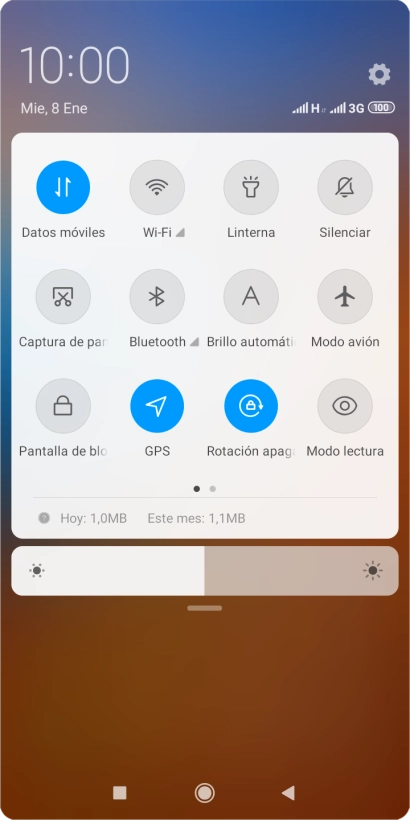 Pulsa el icono de modo de sonido las veces que sean necesarias para activar o desactivar la función.