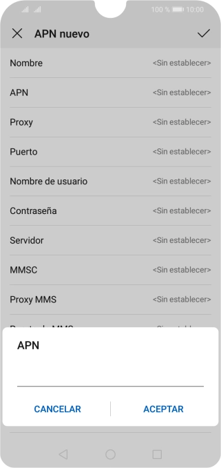 Introduce airtelwap.es y pulsa ACEPTAR.