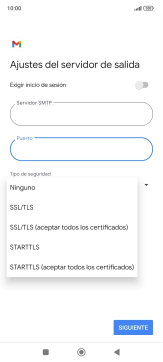 Pulsa SSL/TLS.