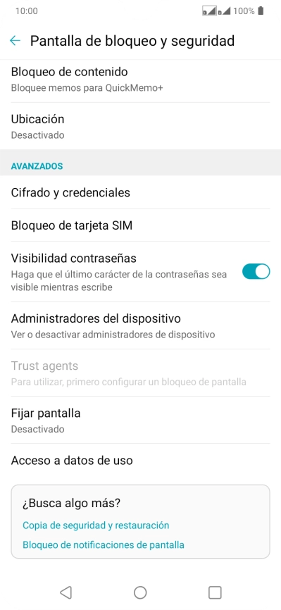 Pulsa Bloqueo de tarjeta SIM.