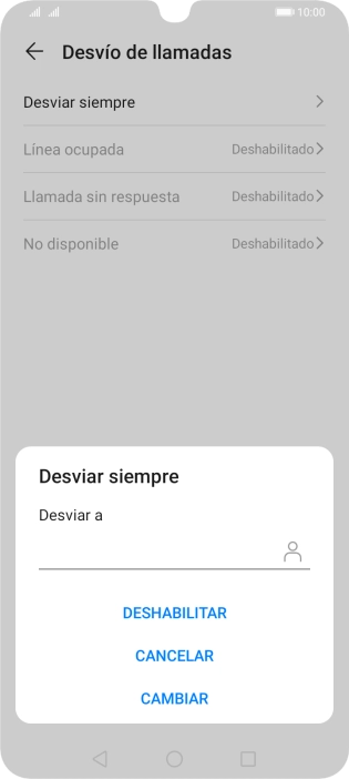 Pulsa DESHABILITAR.