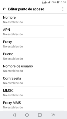 Pulsa Nombre.