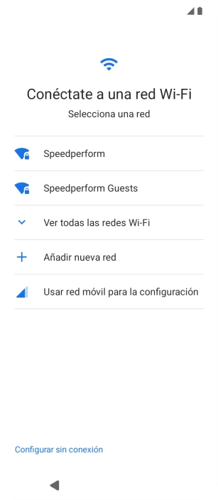 Pulsa la red wifi deseada.