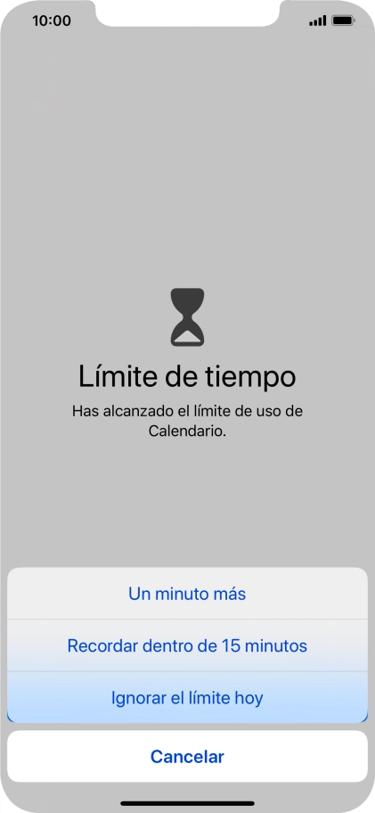 Pulsa el ajuste deseado.