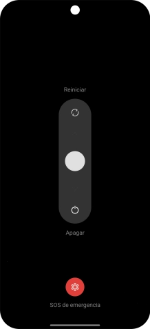 Pulsa el círculo y arrástralo hacia abajo.