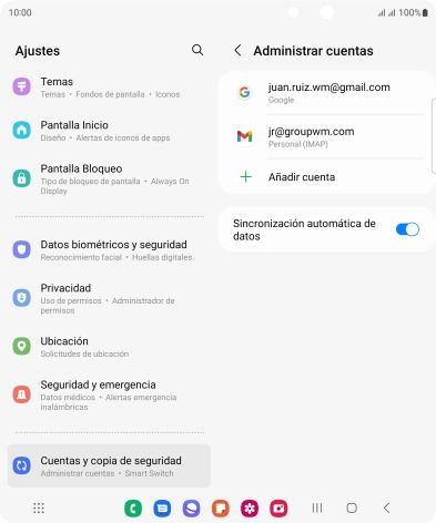 Pulsa la tecla de inicio para terminar y regresar a la pantalla de inicio.