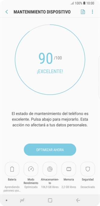 Pulsa Batería.