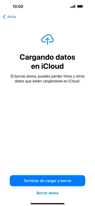 Pulsa el ajuste deseado.