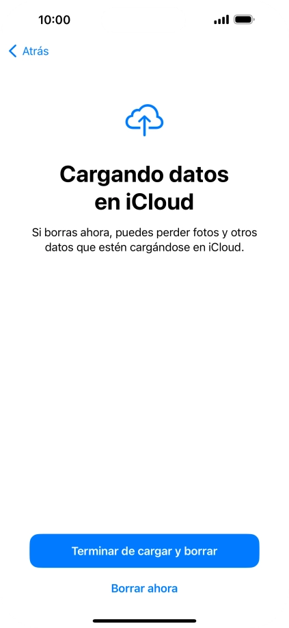 Pulsa el ajuste deseado.