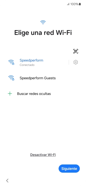 Pulsa Siguiente.