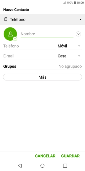 Pulsa la lista desplegable de la guía.