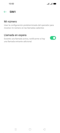 Pulsa el indicador junto a 