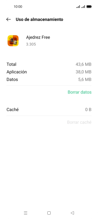Pulsa la tecla de inicio para terminar y regresar a la pantalla de inicio.