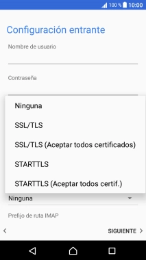 Pulsa Ninguna para desactivar la función.
