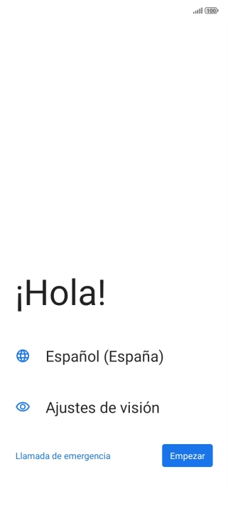 Pulsa en el campo  junto al icono del idioma.