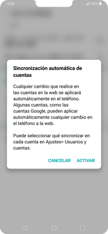 Si activas la función, pulsa ACTIVAR.