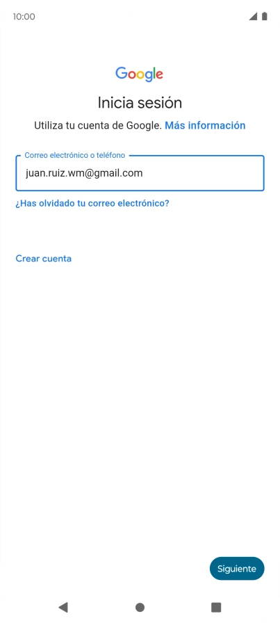 Pulsa Siguiente.