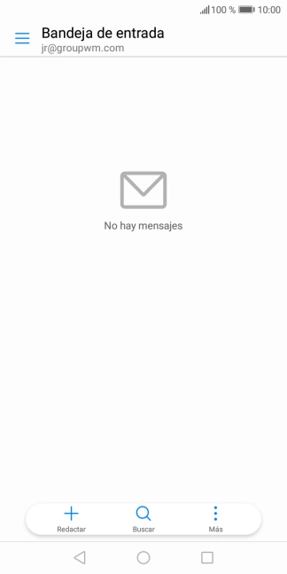 Desliza el dedo hacia la derecha desde la parte izquierda de la pantalla.