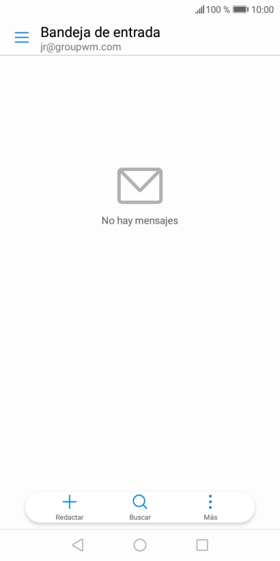 Desliza el dedo hacia la derecha desde la parte izquierda de la pantalla.