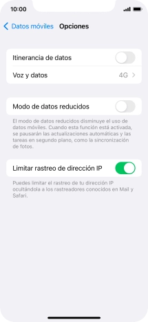 Pulsa Voz y datos.