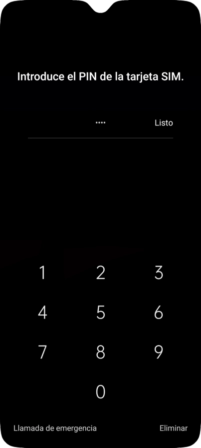 Si lo solicita el teléfono, introduce el código PIN y pulsa Listo.