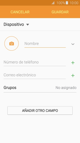 Pulsa la lista desplegable de la guía.