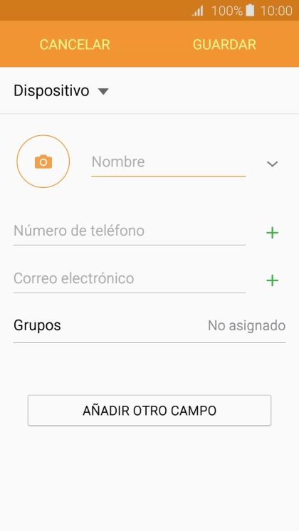 Pulsa la lista desplegable de la guía.