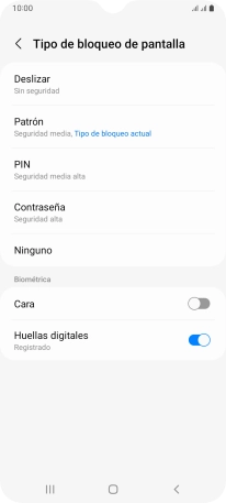 Pulsa Ninguno.
