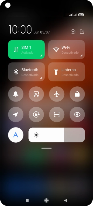 Pulsa la tecla de inicio para terminar y regresar a la pantalla de inicio.