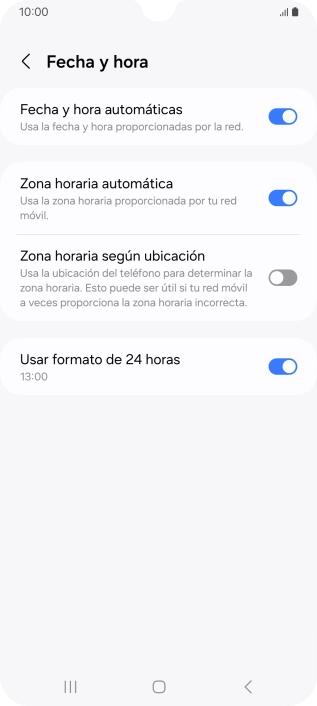 Pulsa la tecla de inicio para terminar y regresar a la pantalla de inicio.