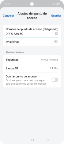 Pulsa Seguridad.