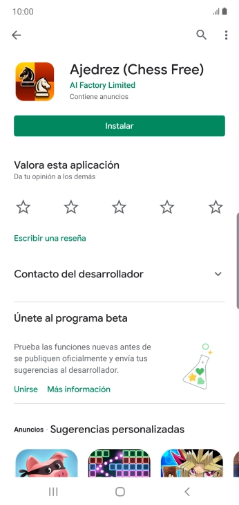 Pulsa la tecla de inicio para terminar y regresar a la pantalla de inicio.