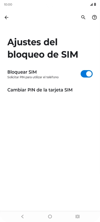 Pulsa el indicador junto a 