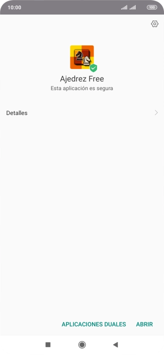 Pulsa la tecla de inicio para terminar y regresar a la pantalla de inicio.