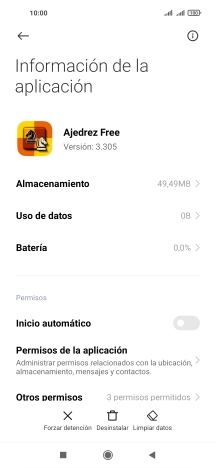 Pulsa Limpiar datos.