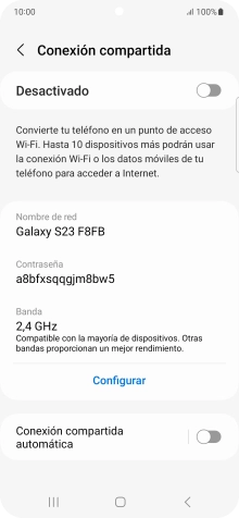 Pulsa Configurar.