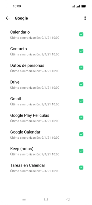 Pulsa la tecla de inicio para terminar y regresar a la pantalla de inicio.