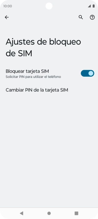 Pulsa el indicador junto a 
