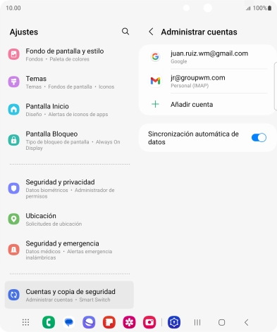 Pulsa la tecla de inicio para terminar y regresar a la pantalla de inicio.